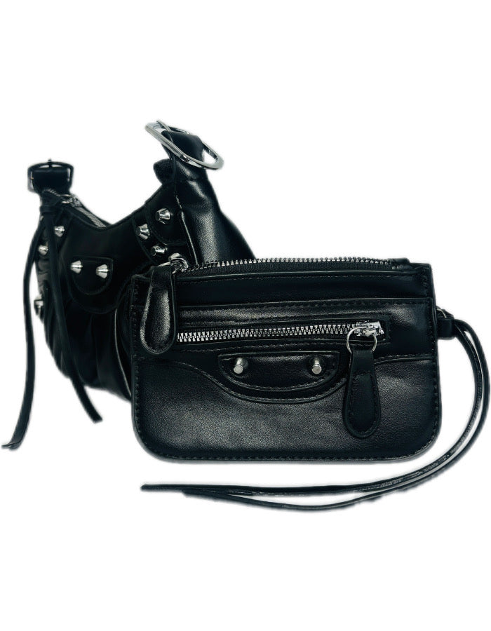 Lucca y2k cross body bag - Black