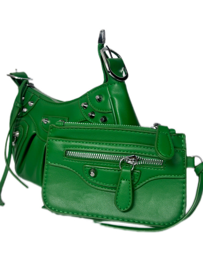 Lucca y2k cross body bag - Green