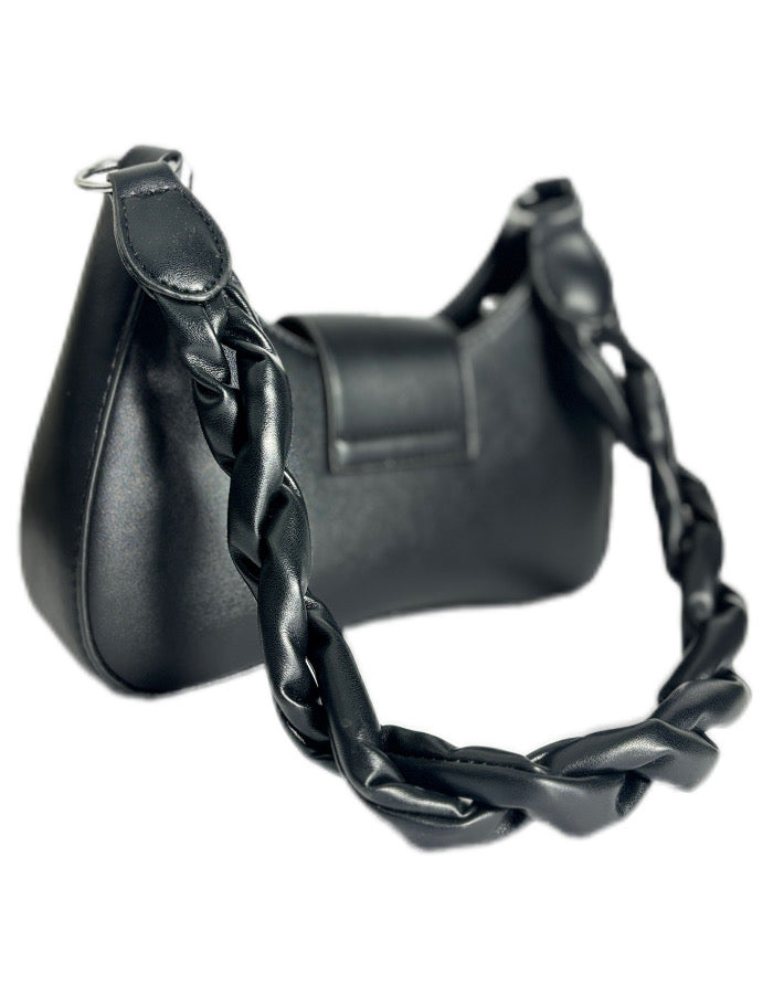 Twist shoulder bag - Black