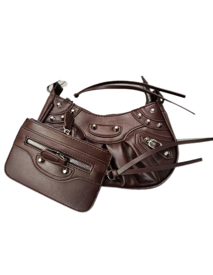 Lucca y2k cross body bag - Brown